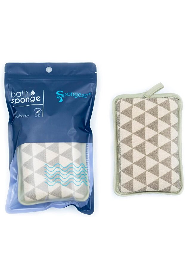 Double-Sided Bath Sponge Pads Soft Exfoliating Scrubber for Dead Skin Removal