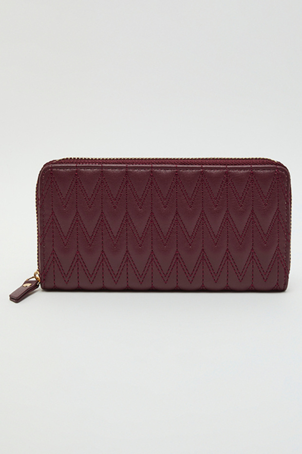 Quilted Long Wallet