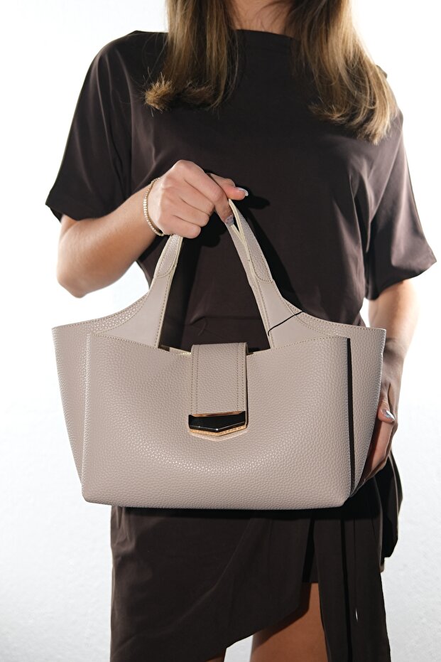 4004 Beige Floter Women's Shoulder Bag