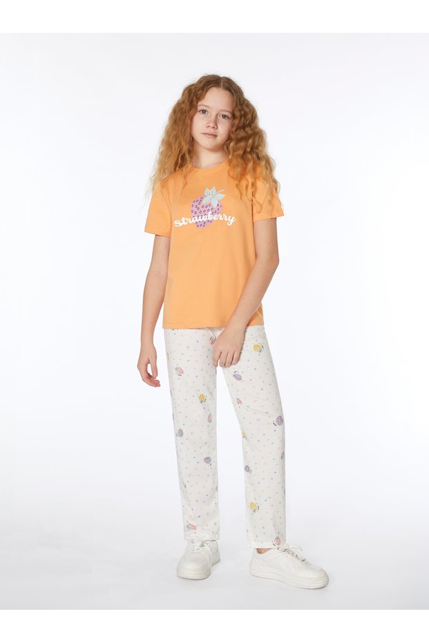 Girl Waitress Boy Short Sleeve Pajama Set Summer Wear
