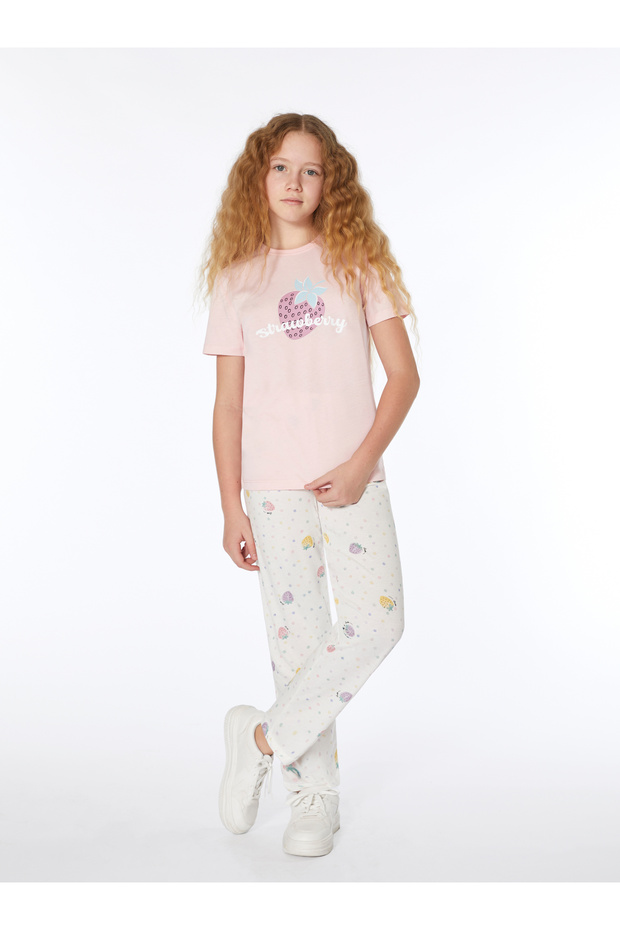 Girl Waitress Boy Short Sleeve Pajama Set Summer Wear