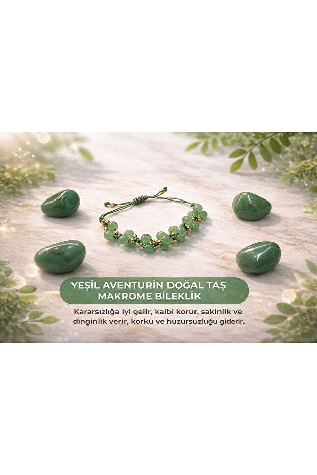 Certified Green Aventurine Macrame Bracelet