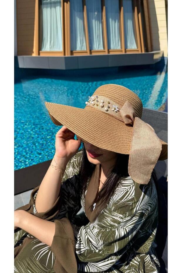 Wide Straw Hat - 3