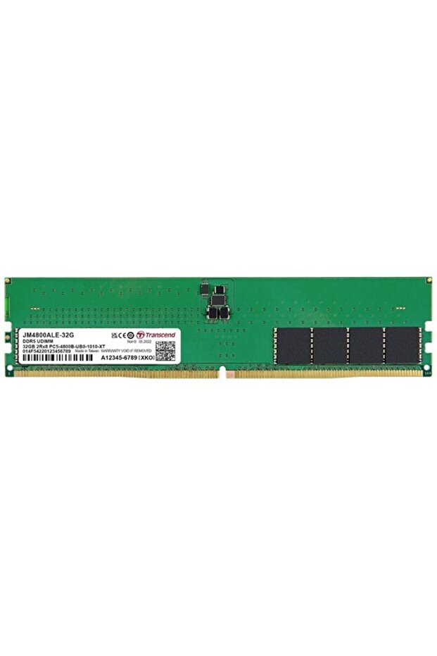 ذاكرة وصول عشوائي للكمبيوتر 32 جيجابايت DDR5 بسرعة 4800 ميجاهرتز طراز VALUE JM4800ALE-32G