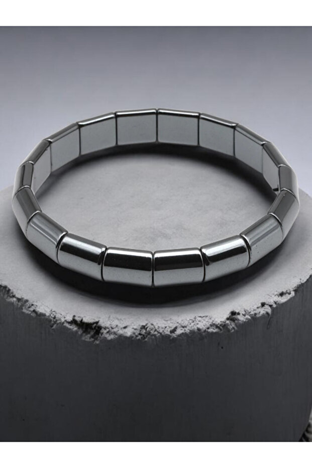 Certified Natural Hematite Stone Natural Stone Bracelet