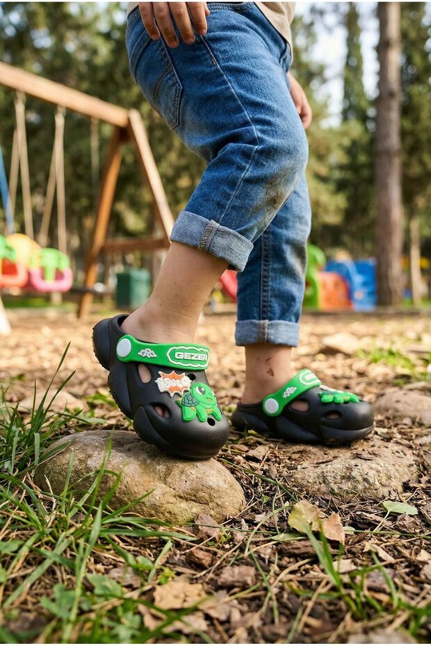 Baby Children Home Nursery Pool Sea Non-Slip Sole Closed Front Slippers