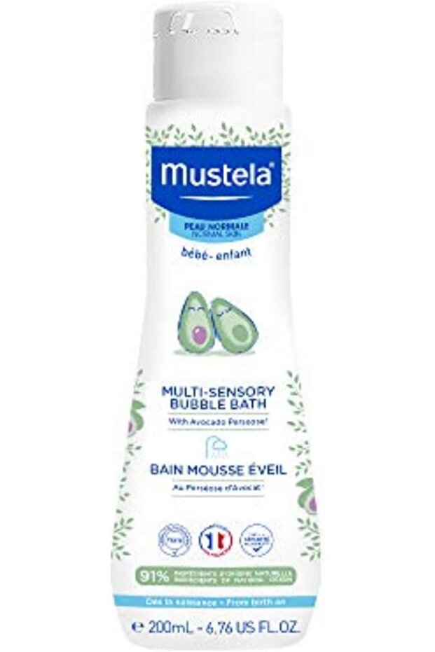 - Multi-Sensory Bubble Bath with Natural Avocado - Biodegradable Formula & Tear-Free - 200ml