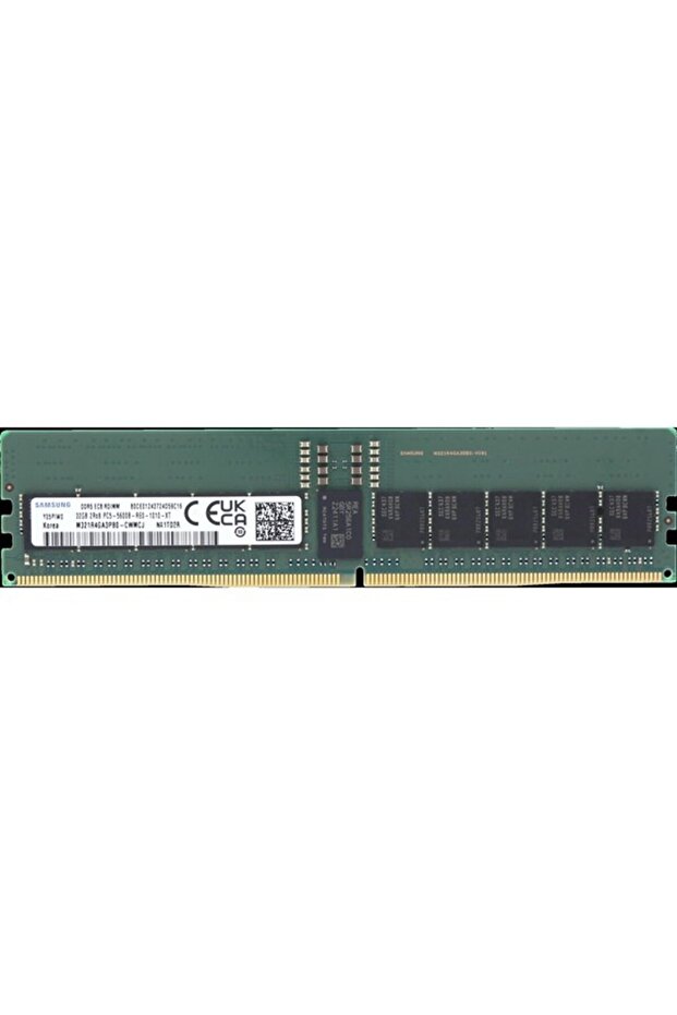 ذاكرة وصول عشوائي للخادم 32 جيجابايت DDR5 ECC RDIMM بتردد 5600 ميجاهرتز 2Rx8 طراز M321R4GA3PB0-CWMXJ