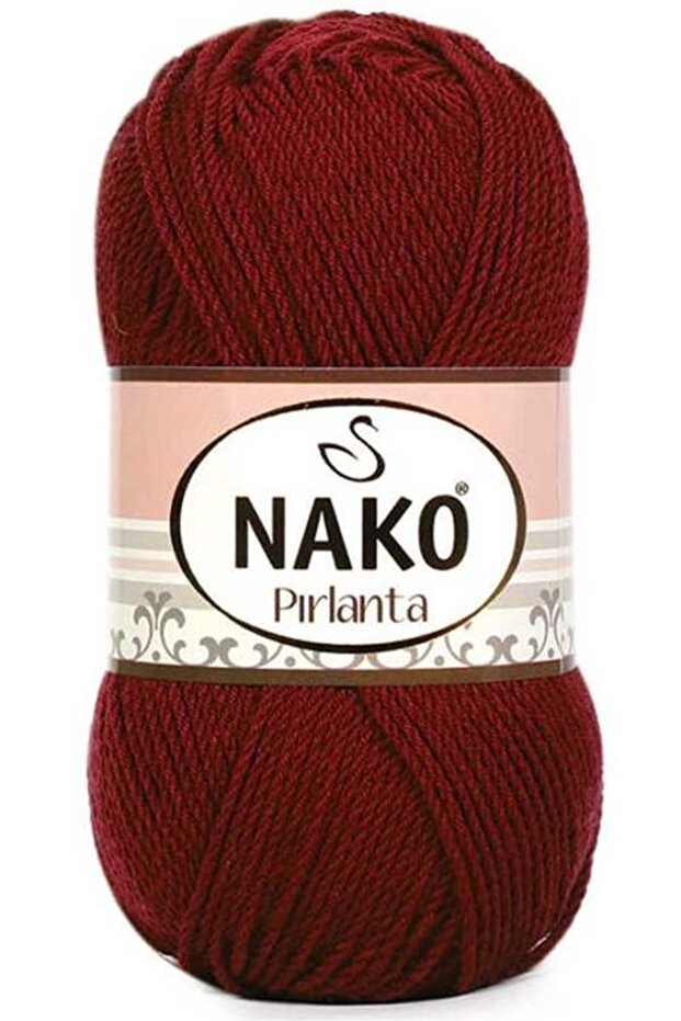 Nako Pirlanta - 1175 Dark Red