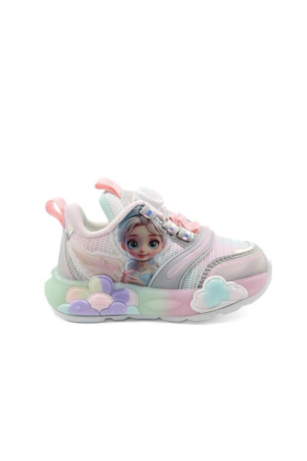 2230 حذاء رياضي فضي للأطفال