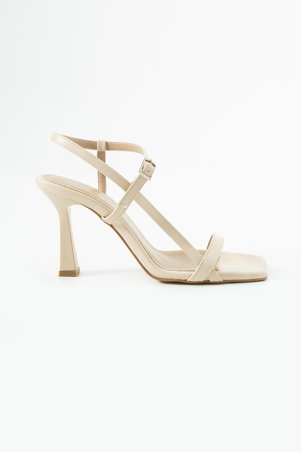 Rise Women's Strappy Heeled Sandals Beige