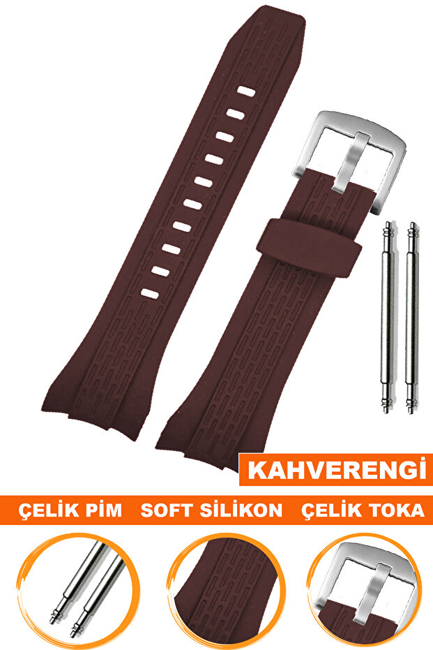 Seiko Lord Watch Compatible Silicone Watch Band Strap S02Sl