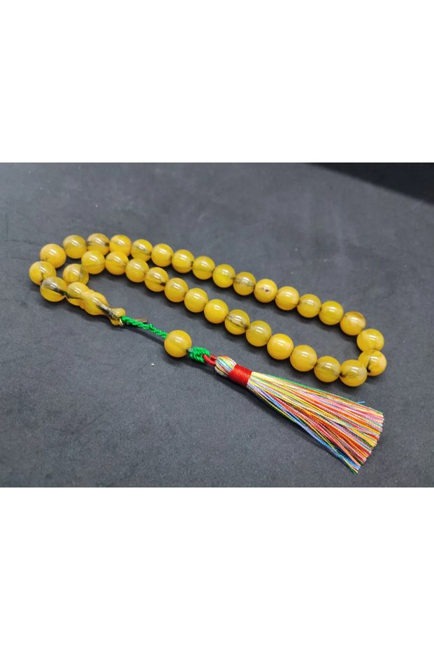 Ebu Zeyn Masterpiece Signature Design Large Size 12 Layers of Silk Layered Old Style Crimped Amber