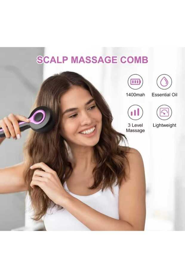 3D Deep-Tissue Scalp Massager – 66-Point Precision Kneading System