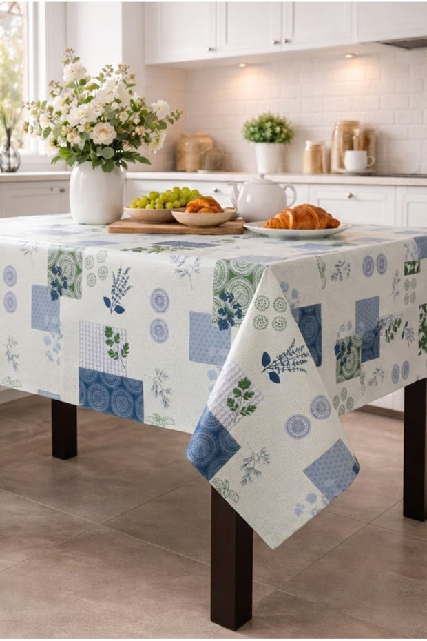 Oilcloth Tablecloth – Waterproof, Stain-Resistant, Easy to Clean Pvc