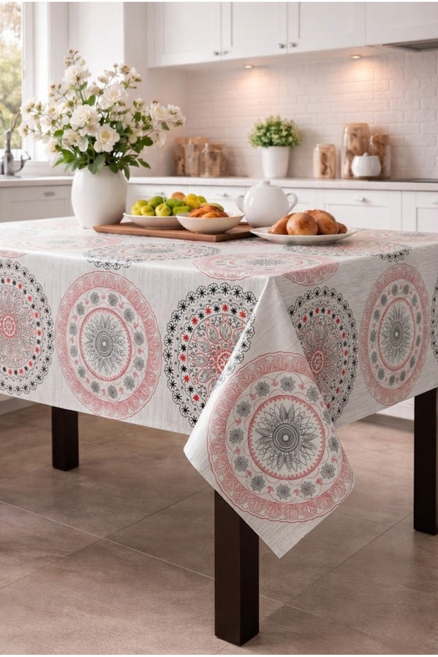 Oilcloth Tablecloth – Waterproof, Stain-Resistant, Easy to Clean Pvc