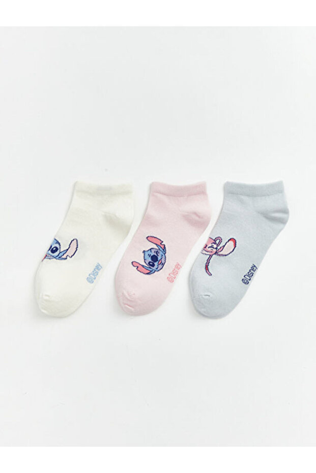 Esvab • Modern & Distinctive Stitch Printed Women's Booties Socks 3-Piece Set