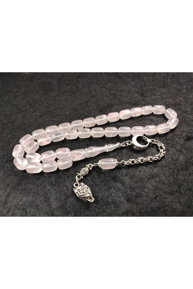 German Silver Tasseled Moonlight Color Synthetic Opal