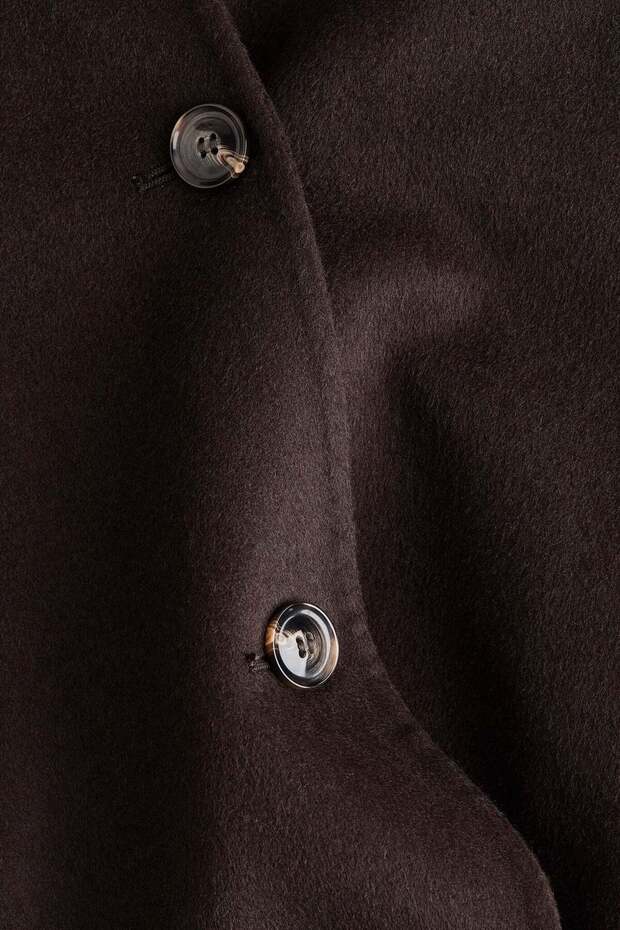 Wool-blend cape jacket - 5