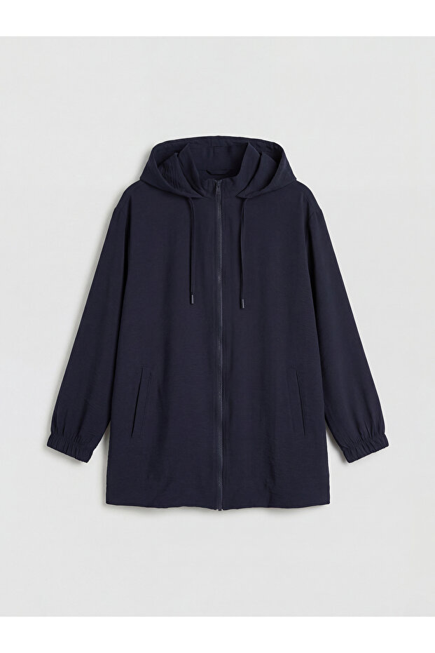 Hooded Women's Zippered Tunic (S6)