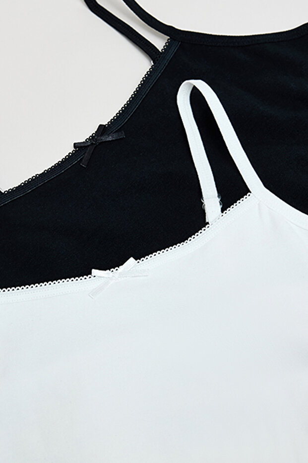 2 Pack Solid Bralettes - 4