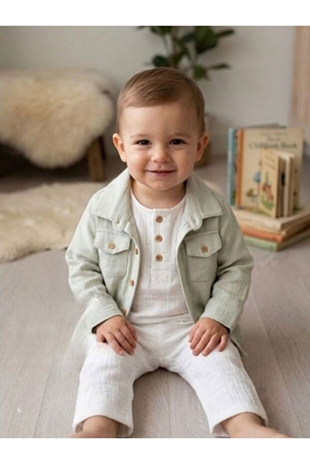 Baby Linen Breeze Theme Shirt 52120