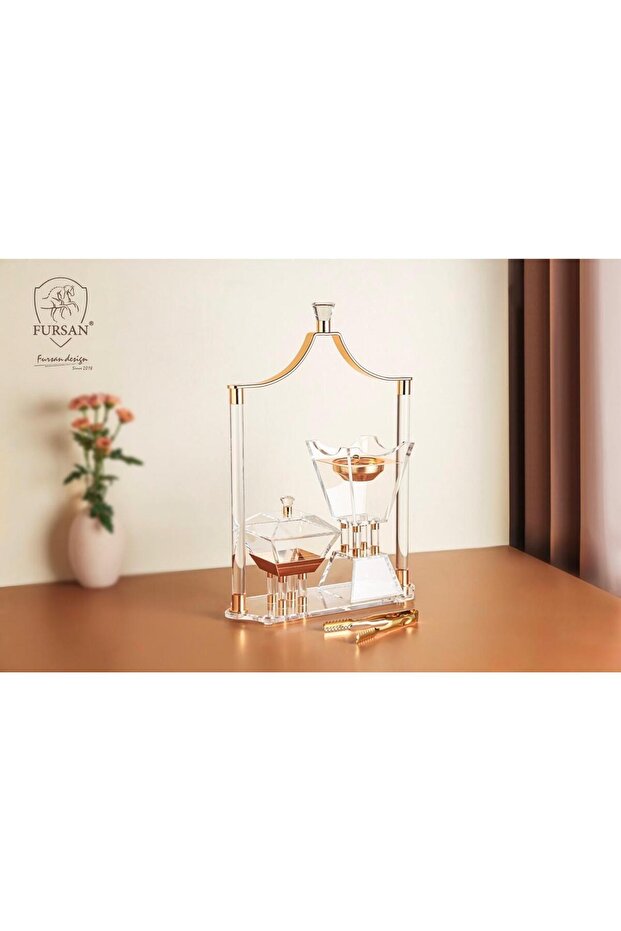 ACRYLIC DESIGHN INCENCE BURNER,BUHOOR STAND