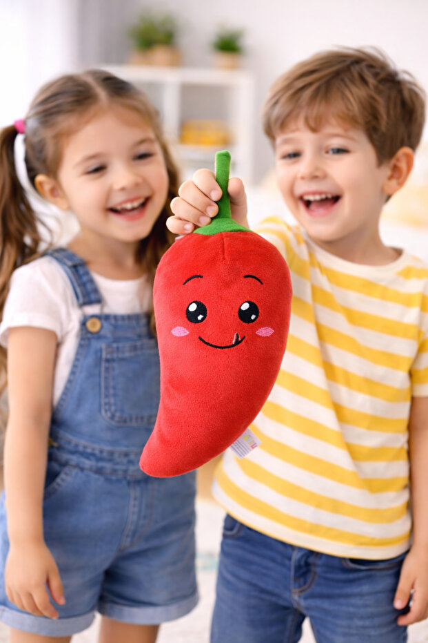 30 cm Cute Red Pepper Plush Toy – Soft Chili Plush