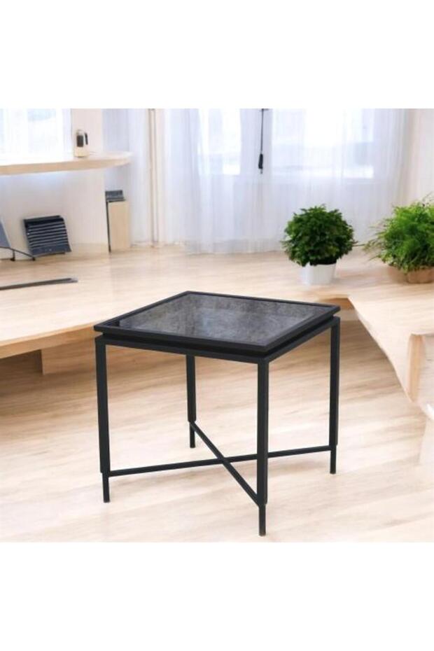 Black Side Table - 1