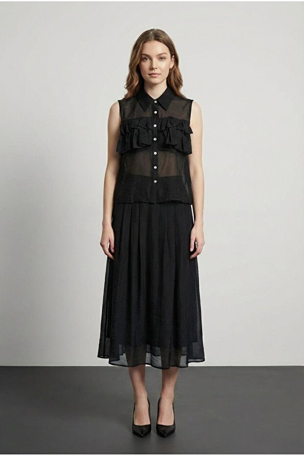 Women's Shirt Gml01540 Black