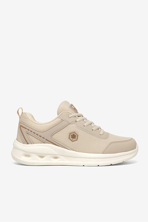 Women's Beige Comfortable Fit Lightweight Comfortable Sneaker