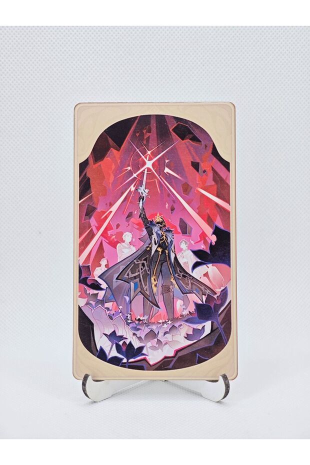 Genshin Capitano Metal Collectible Card