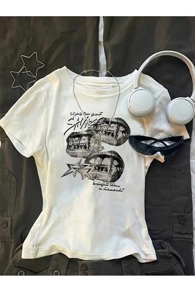 Cotton Women's Slim Crop Top Basic Summer Comfortable Model 100% Cotton