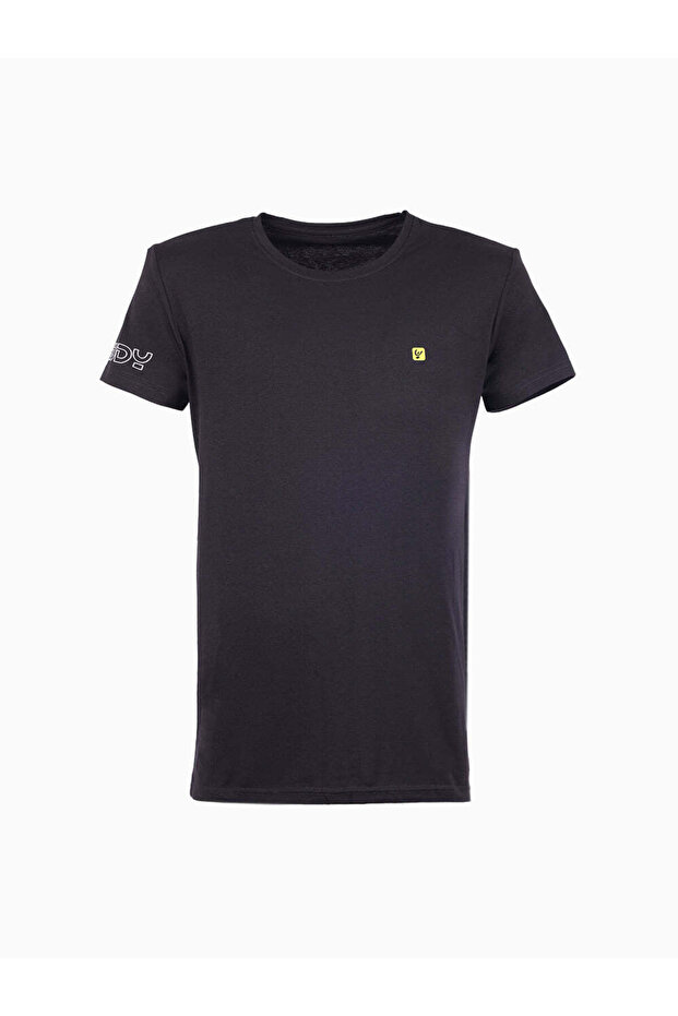 Black Round Neck T-Shirt