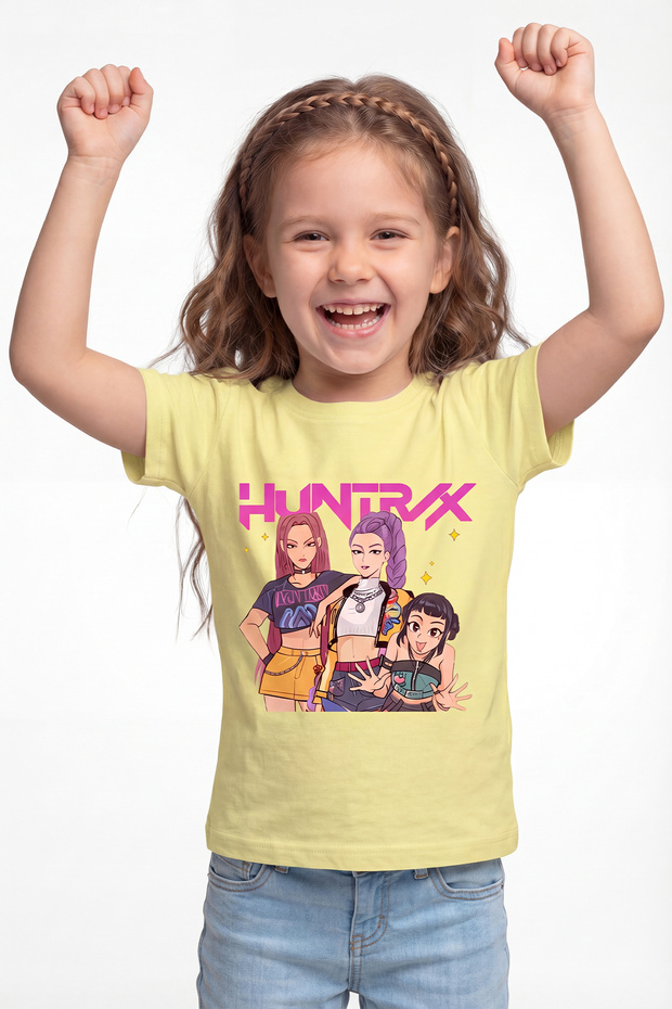 Printed Short Sleeve T-Shirt for Girls B22