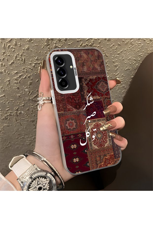Samsung Galaxy A36 5g Compatible Silicone Edge Hard Back Anti-Fall Phone Case Fars Patterned