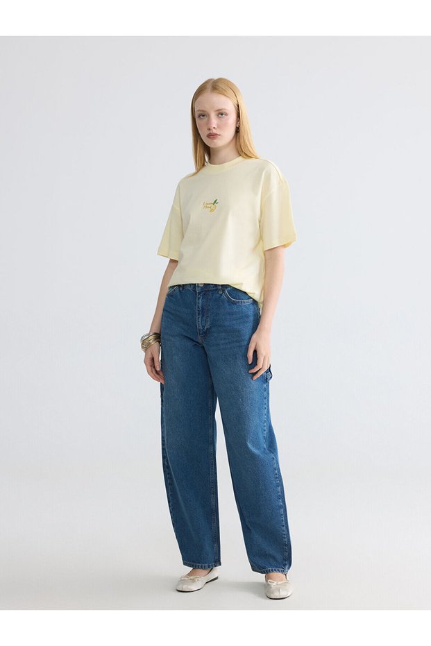 Vizyon New Season Baggy Fit Women's Jean Pants