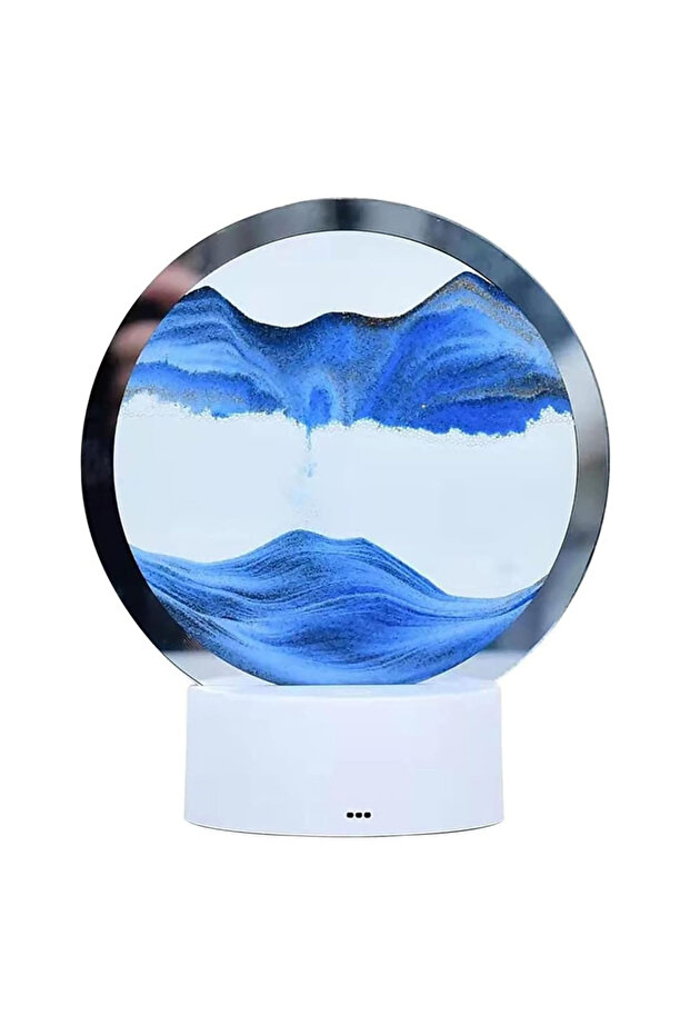 Creative Quicksand Night Lamp – 3D Hourglass Table Light