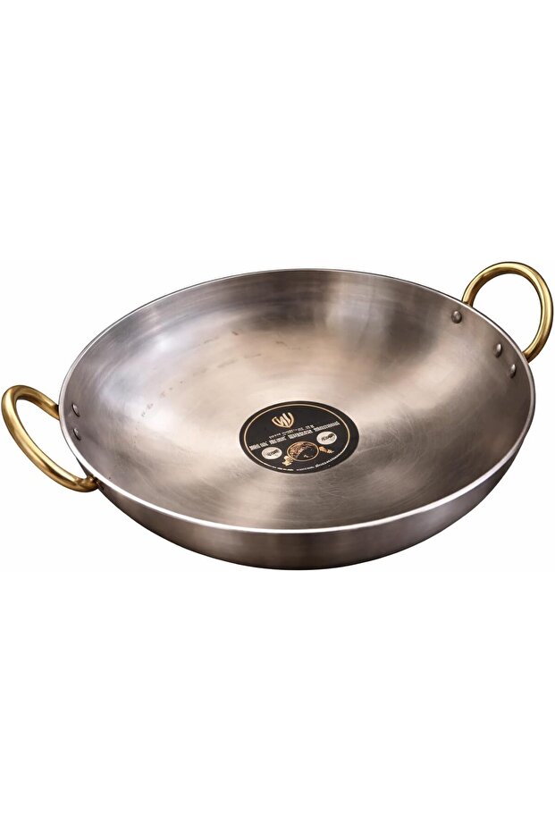 Indian Traditional Iron Kadhai or Kadai – 9 Inch