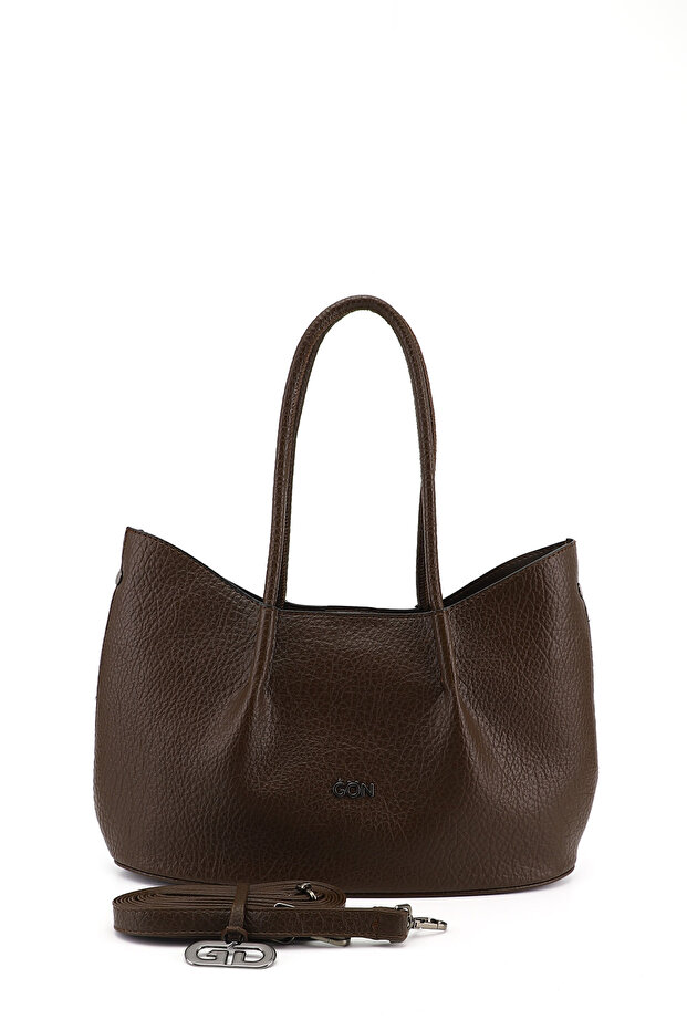 Women's Brown Hand and Shoulder Bag