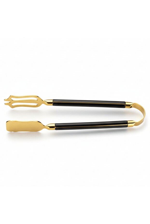 Gold Stainless Steel Serving Tongs – Multipurpose Kitchen & Buffet Serving Tool 20 cm