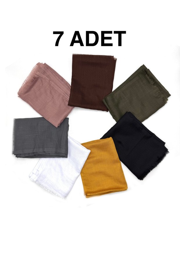 Set of 7 High Quality Cotton Flannel Shawls 180Cmx70Cm