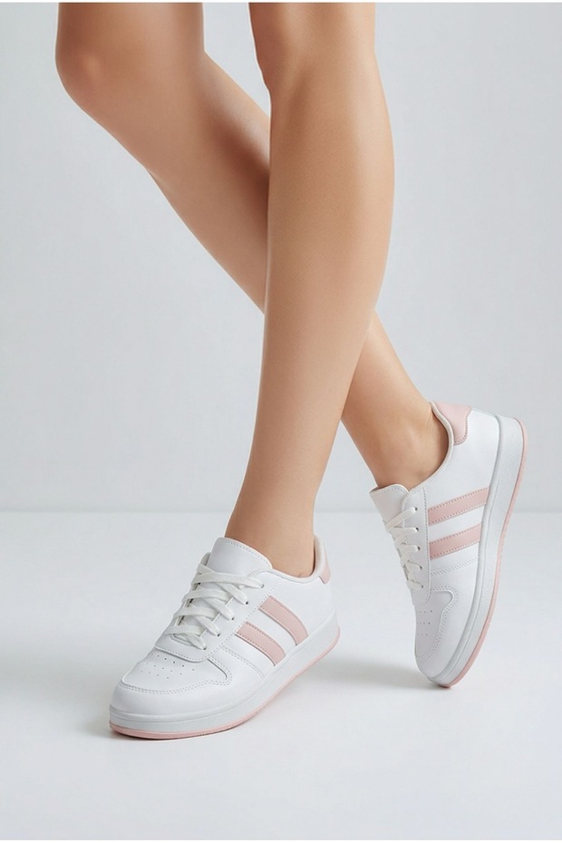 Women's Daily Use Comfortable Lace-Up Sports Shoes