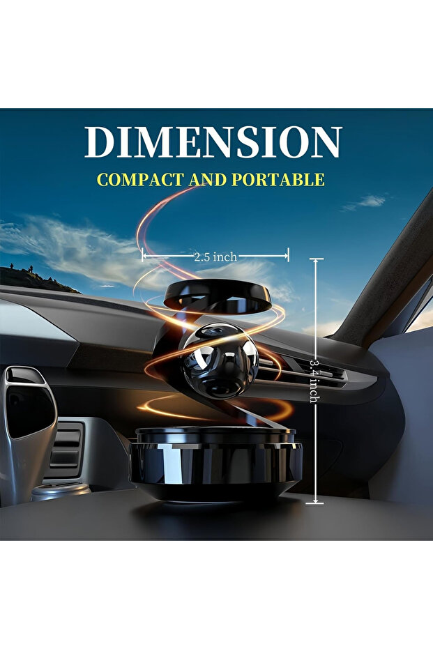 Solar Aromatherapy Car Air Freshener Automobile Aroma Air Freshner