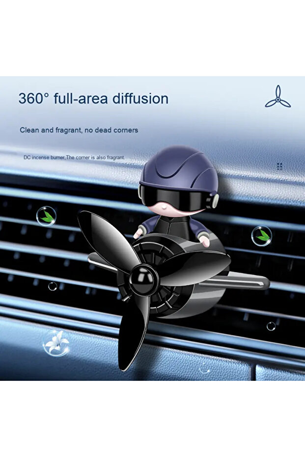 Car Perfume Air Conditioner Air Outlet Aromatherapy Perfume Diffuser Cartoon Pilot