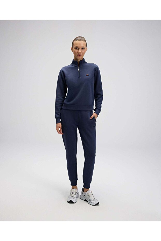 Cotton Regular Fit Regular Waist Ribbed Leg Sweatpants Sweatpants Ef532