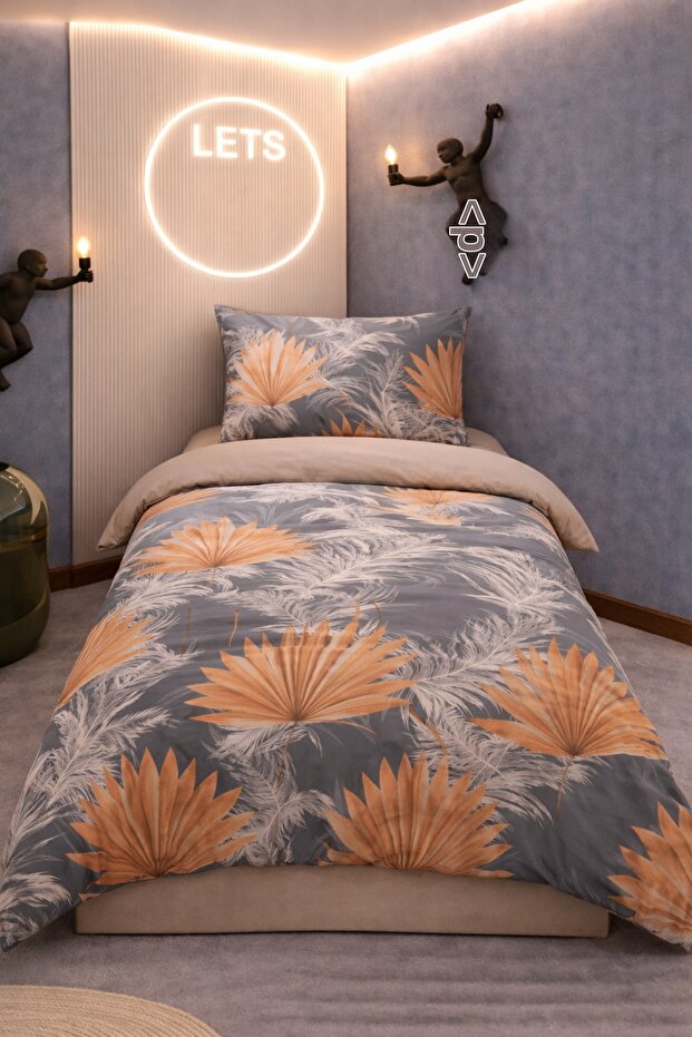 Single Patterned Duvet Cover Set |   Cotton |   Sheetless Set |