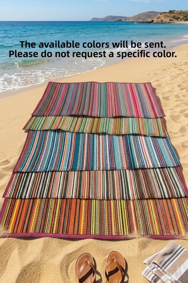 150X210 4-6 Persons Foldable Washable Camping Tent Mat Beach Picnic Straw Garden Carpet Rug
