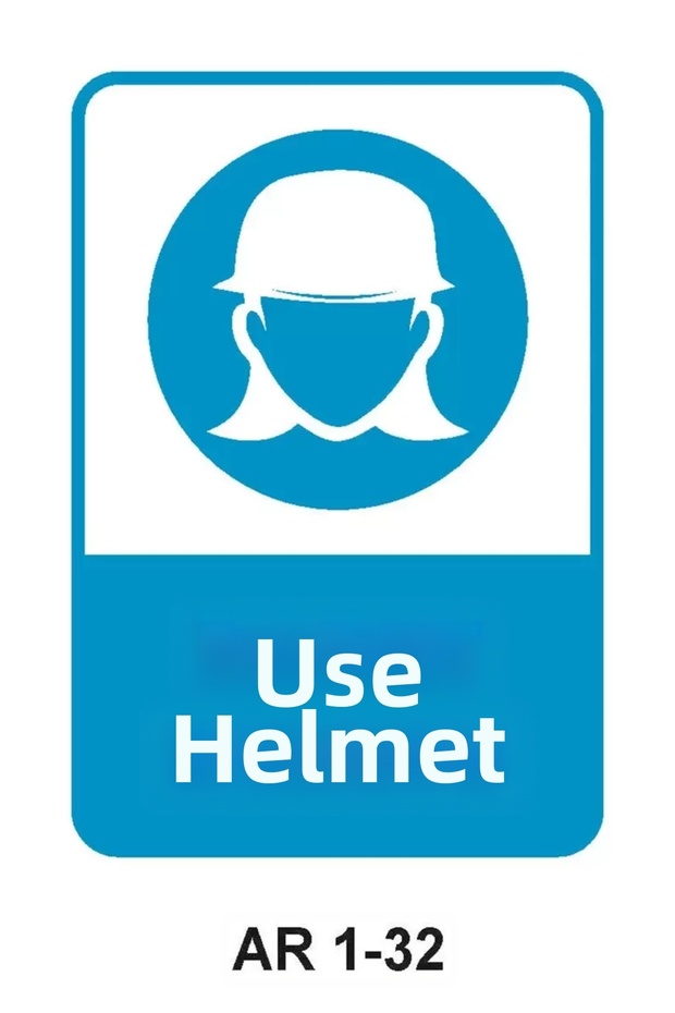 Work Safety Warning Sign 1 Piece Pvc 21 X 29cm