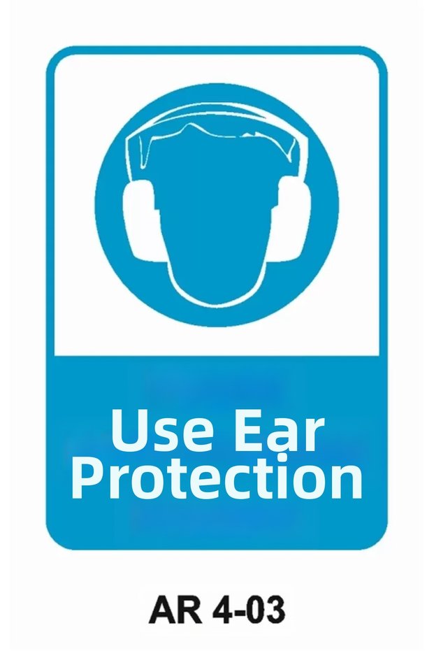 Work Safety Warning Sign 1 Piece Pvc 21 X 29cm